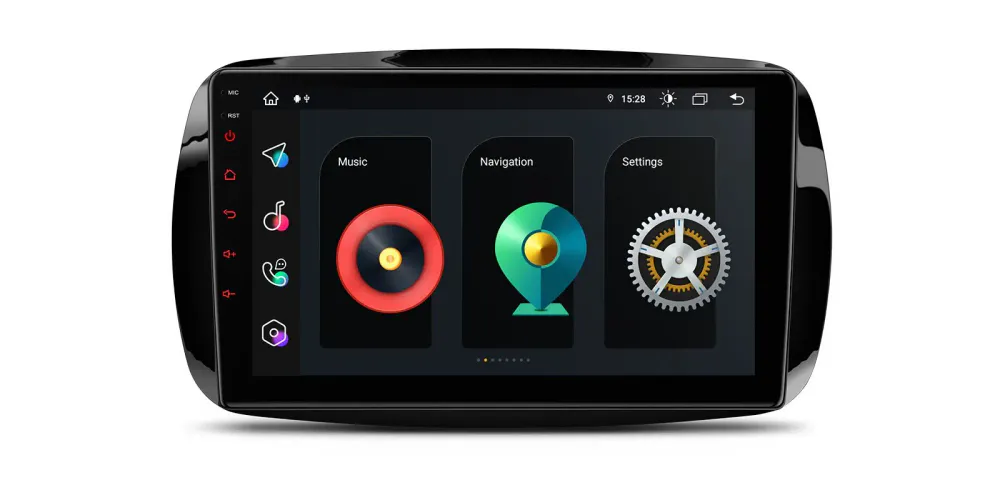 Android DAB+ bilstereo Smart Fortwo 9