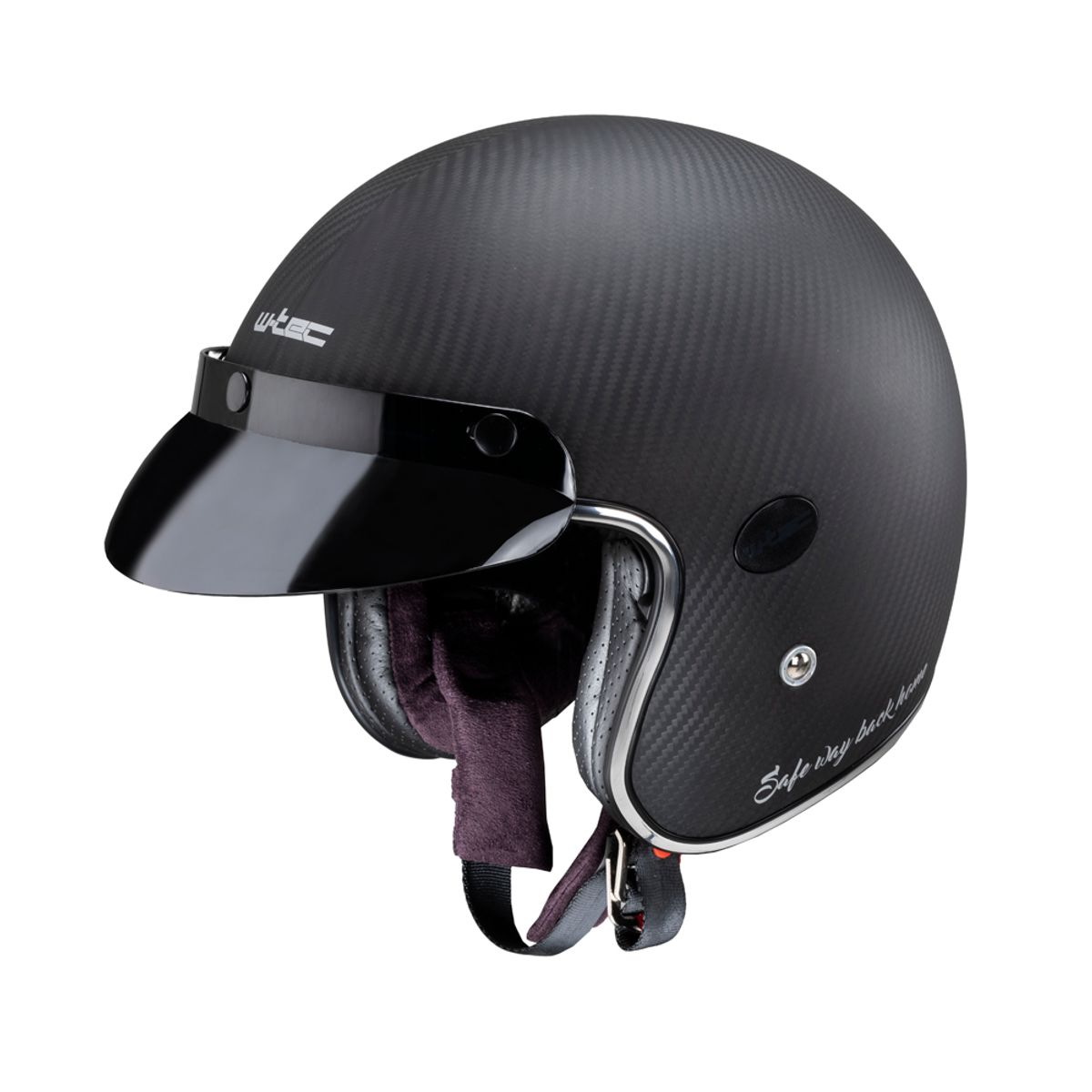 MC-hjelm W-TEC Vacabro SWBH – ultralett karbonhjelm