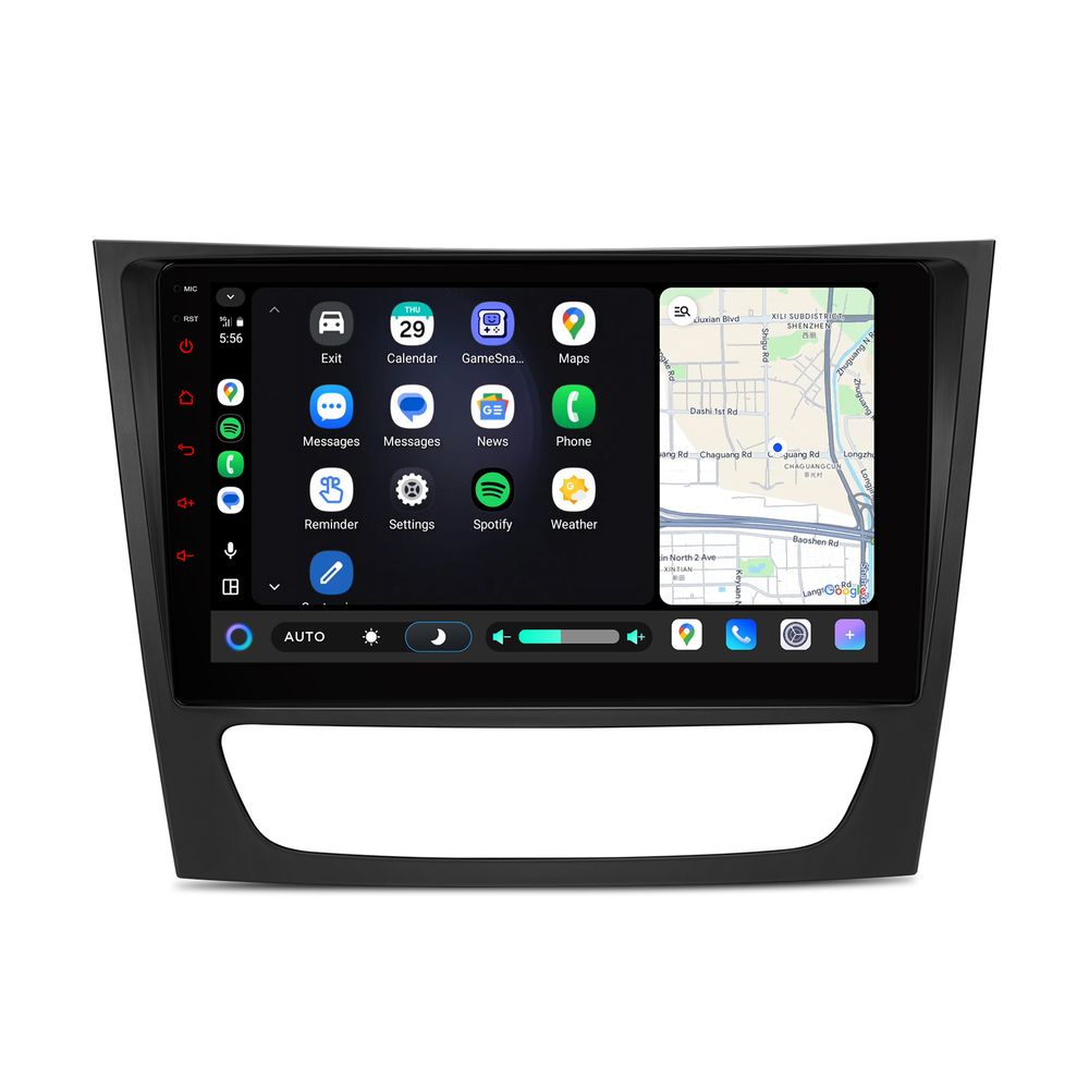 Mercedes E-klasse W211 CLS W219 9 tommer Android 14