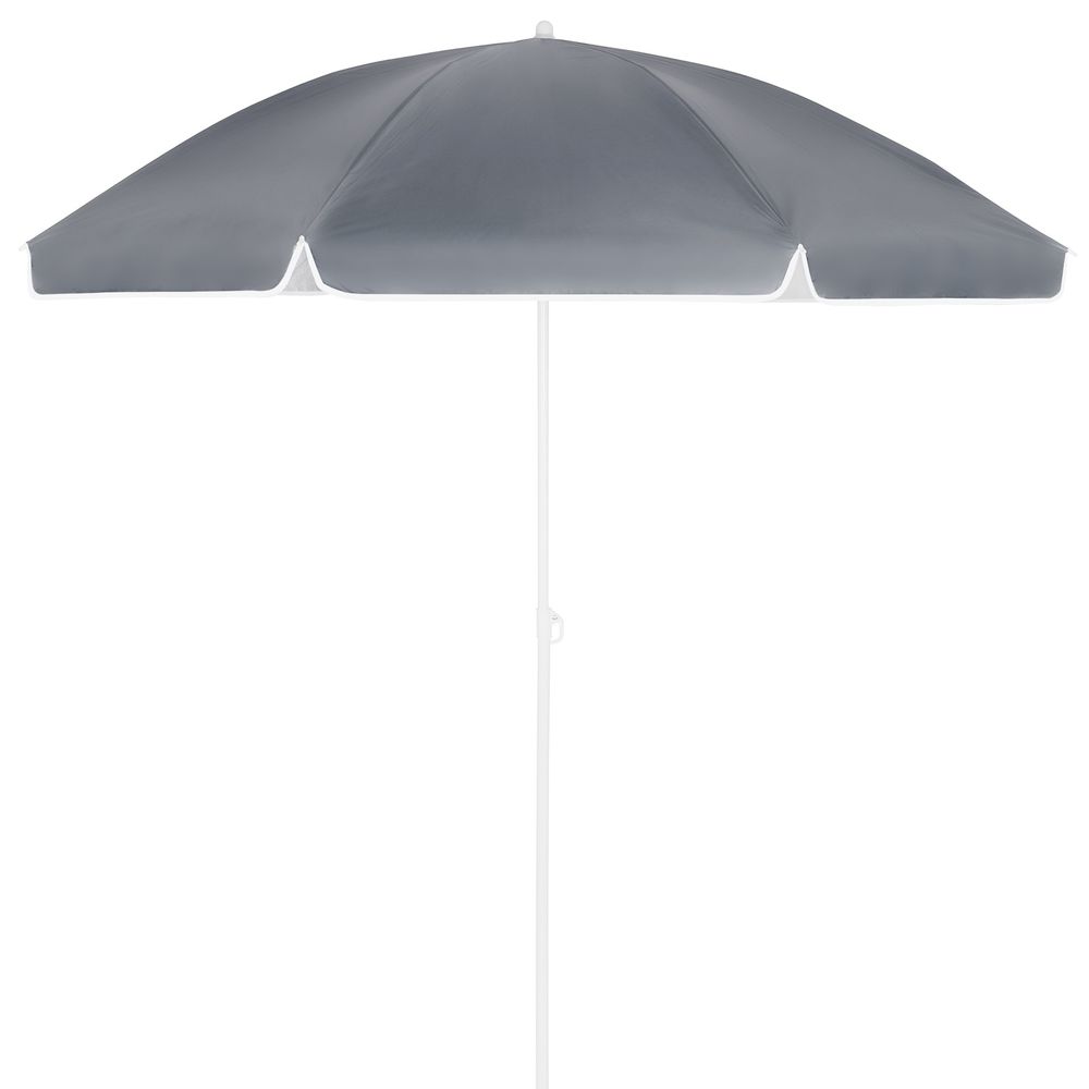Strandparasoll KYPROS 180cm med vippefunksjon - antrasitt