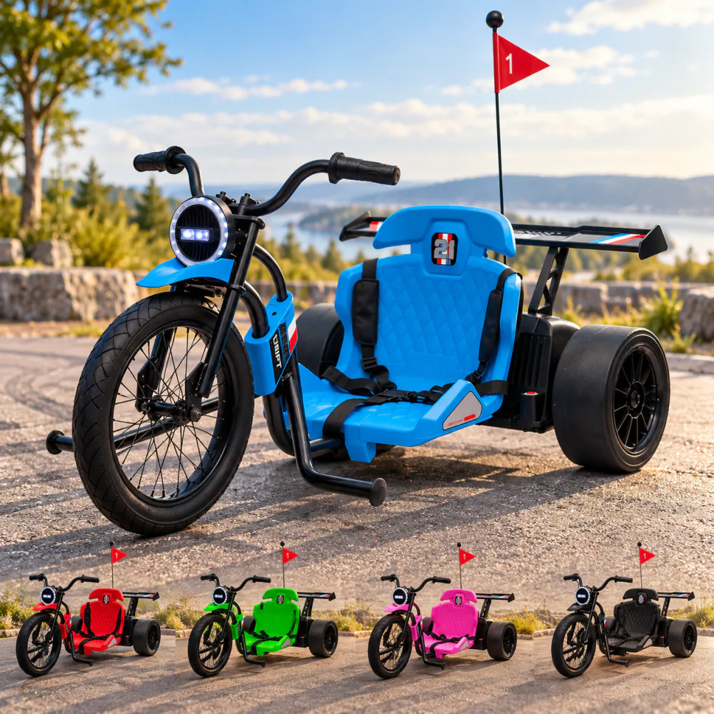 Drift-Trike Motorsykkel 500W 24V - 5-12 år