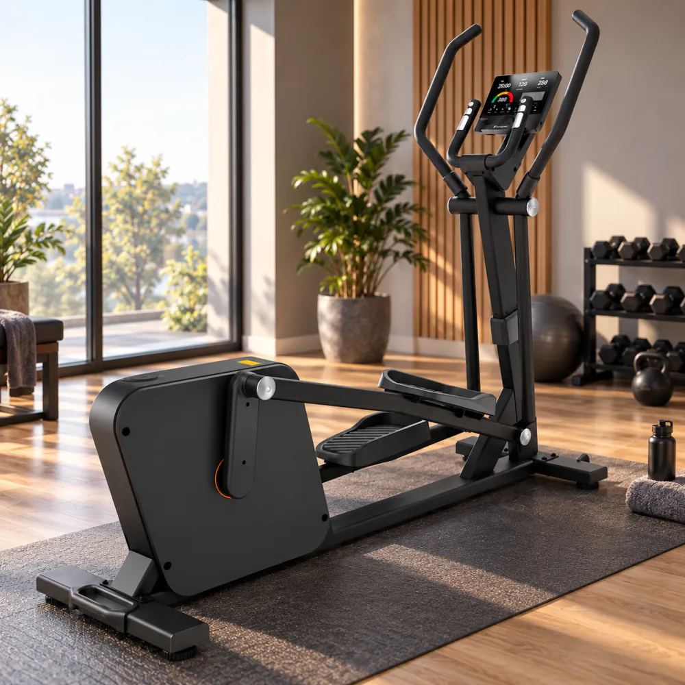Ellipsemaskin med generator og appstøtte – inSPORTline e-Velocer ET