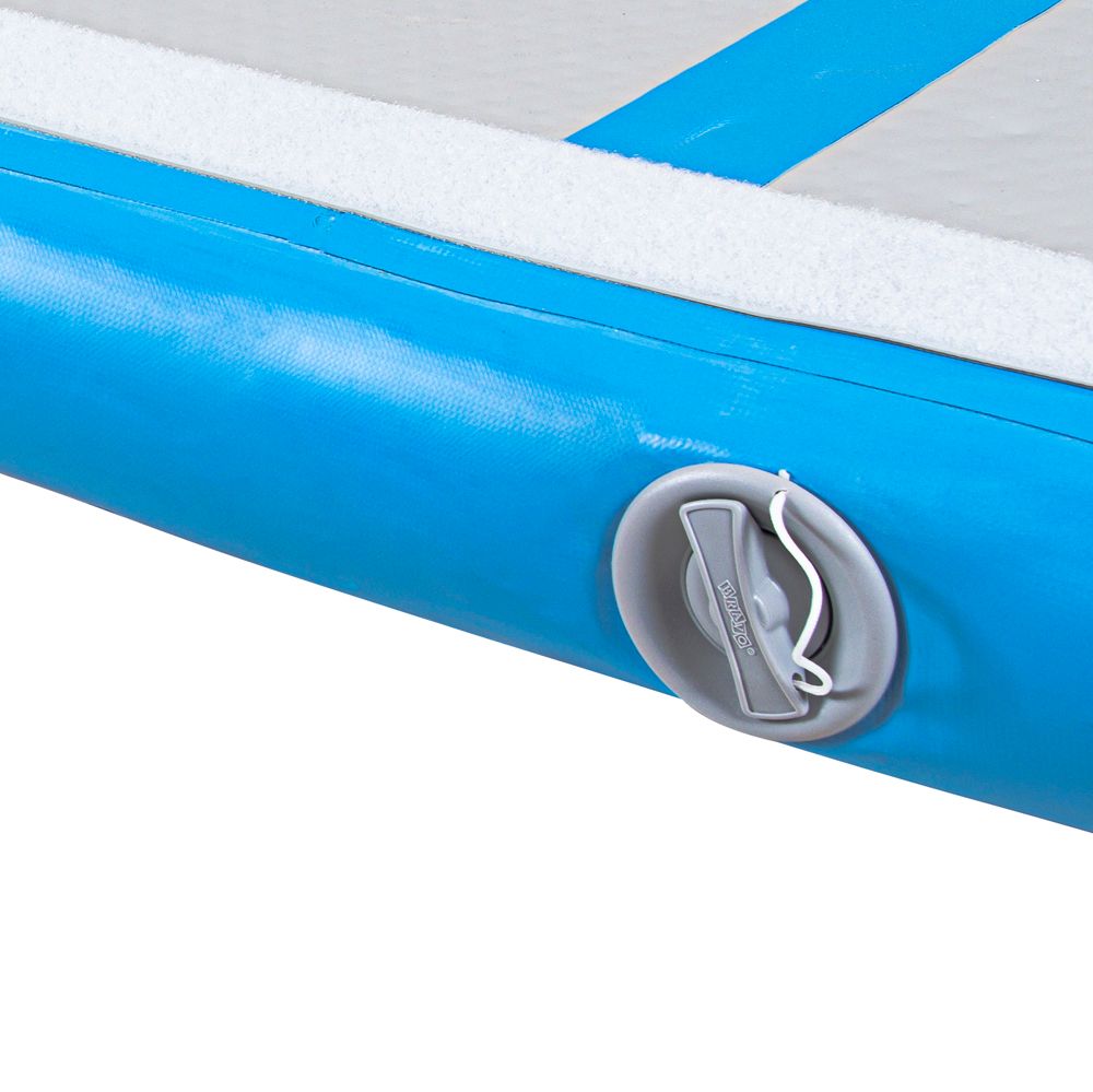 inSPORTline Airstunt Airtrack 400 x 100 x 10 cm – Ekstra lang treningsmatte for krevende øvelser og trygg lek