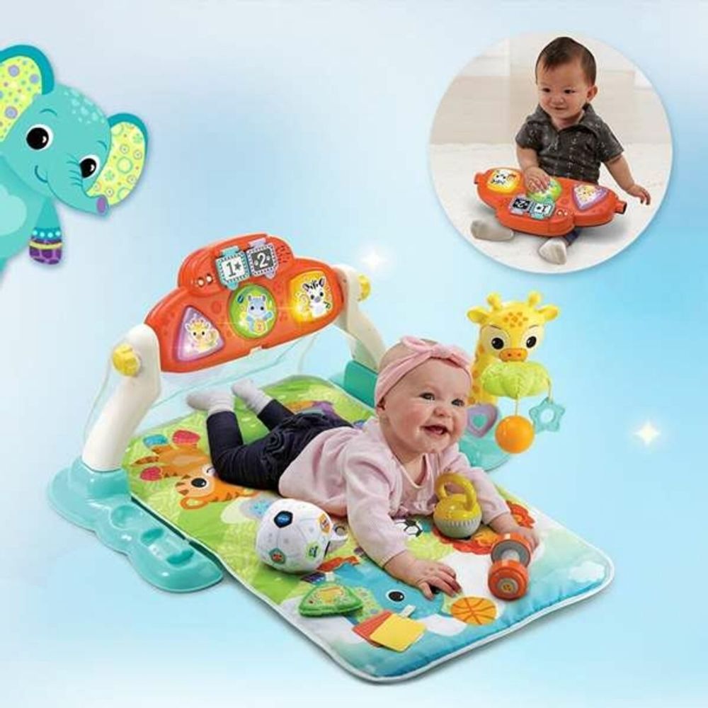 Babygym med matte, Lys og lyd