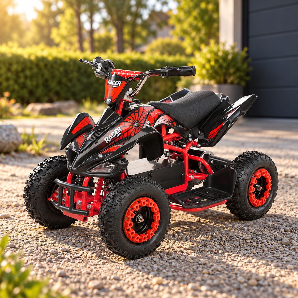 Miniquad elektrisk Racer 1000 W rød