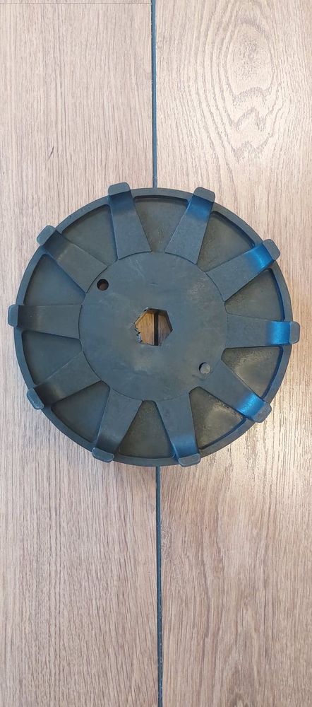 Hjul til kjørebelte hexagon senter Ø-19 cm
