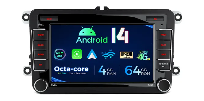 Hovedbilde Volkswagen | Skoda | SEAT | Android 14 | Octa Core | 4G