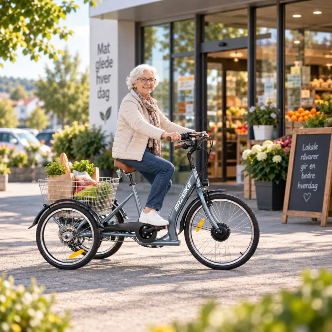 Hovedbilde Elektrisk sykkel med 3 hjul - lavt innsteg - EAZbike® 2027 ...