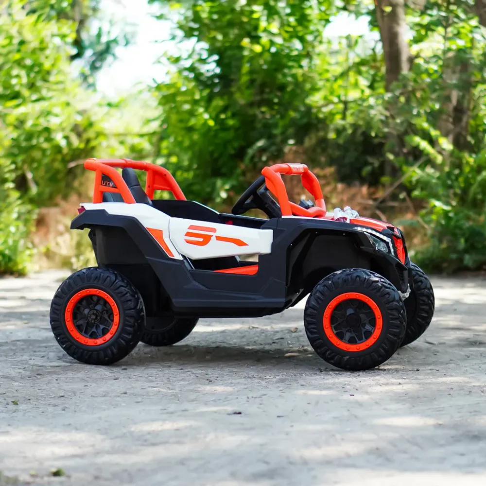 Warrior UTV for barn 2-6 år 4x4 oransje - 12V