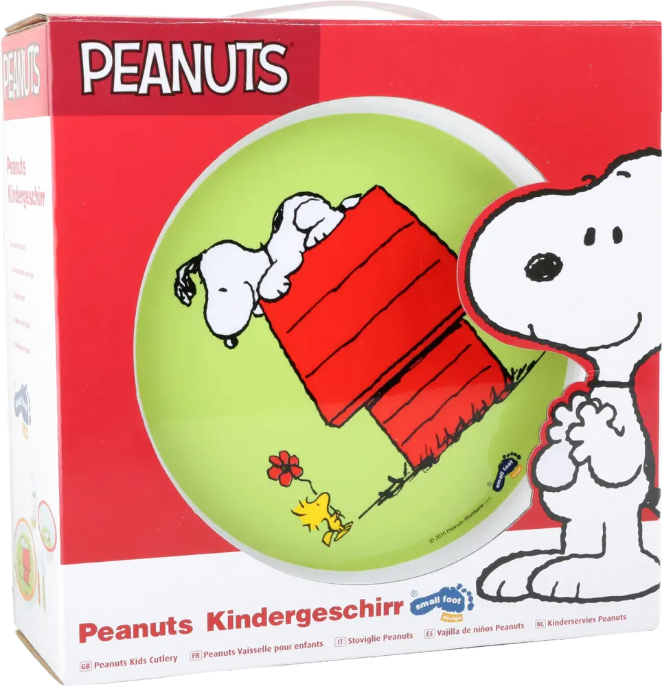 Barneservise - 5 deler - Snoopy 