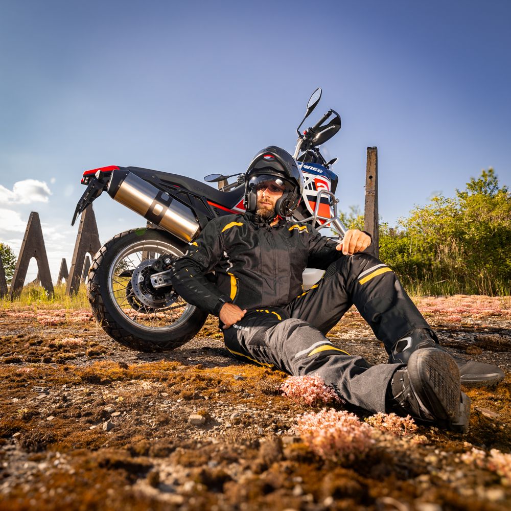 Motorsykkeljakke W-TEC Tosheck - herre sommer