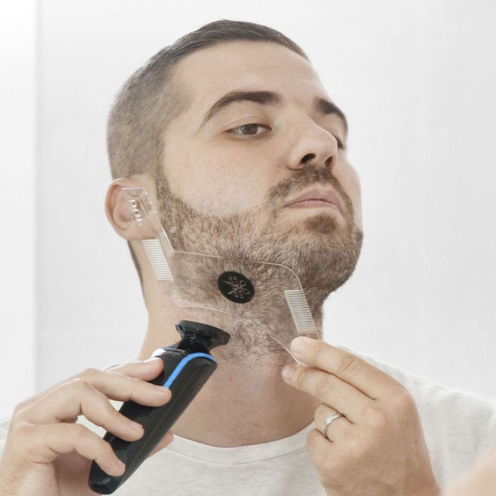 Innovagoods Hipster Barber Skjeggmal for barbering