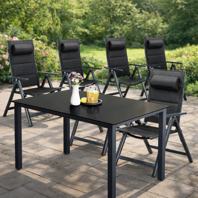 Hovedbilde Hagemøbelsett Bern Premium - 7 Deler Aluminium