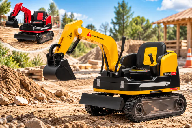 Hovedbilde Elektrisk gravemaskin X7 for barn – 2–7 år