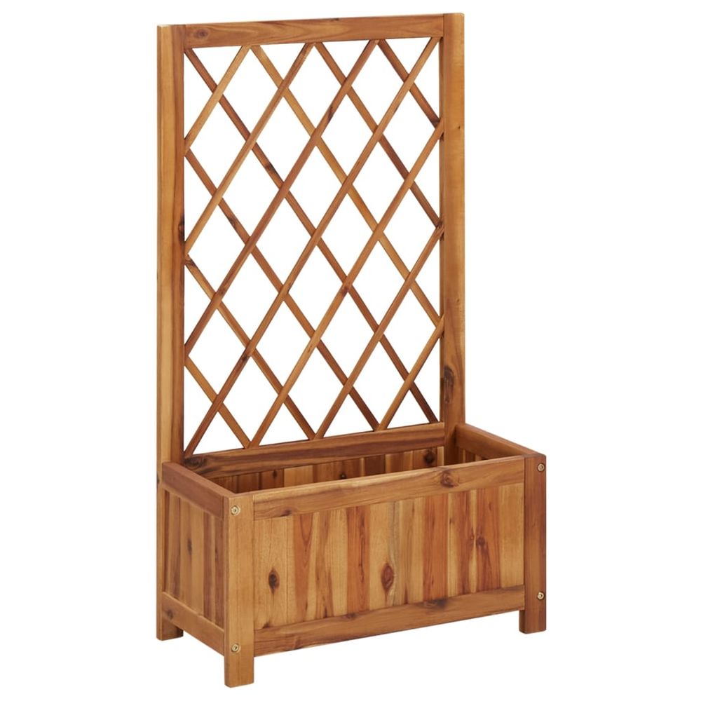Høybed med espalier heltre akasie (55 x 28 x 100 cm)