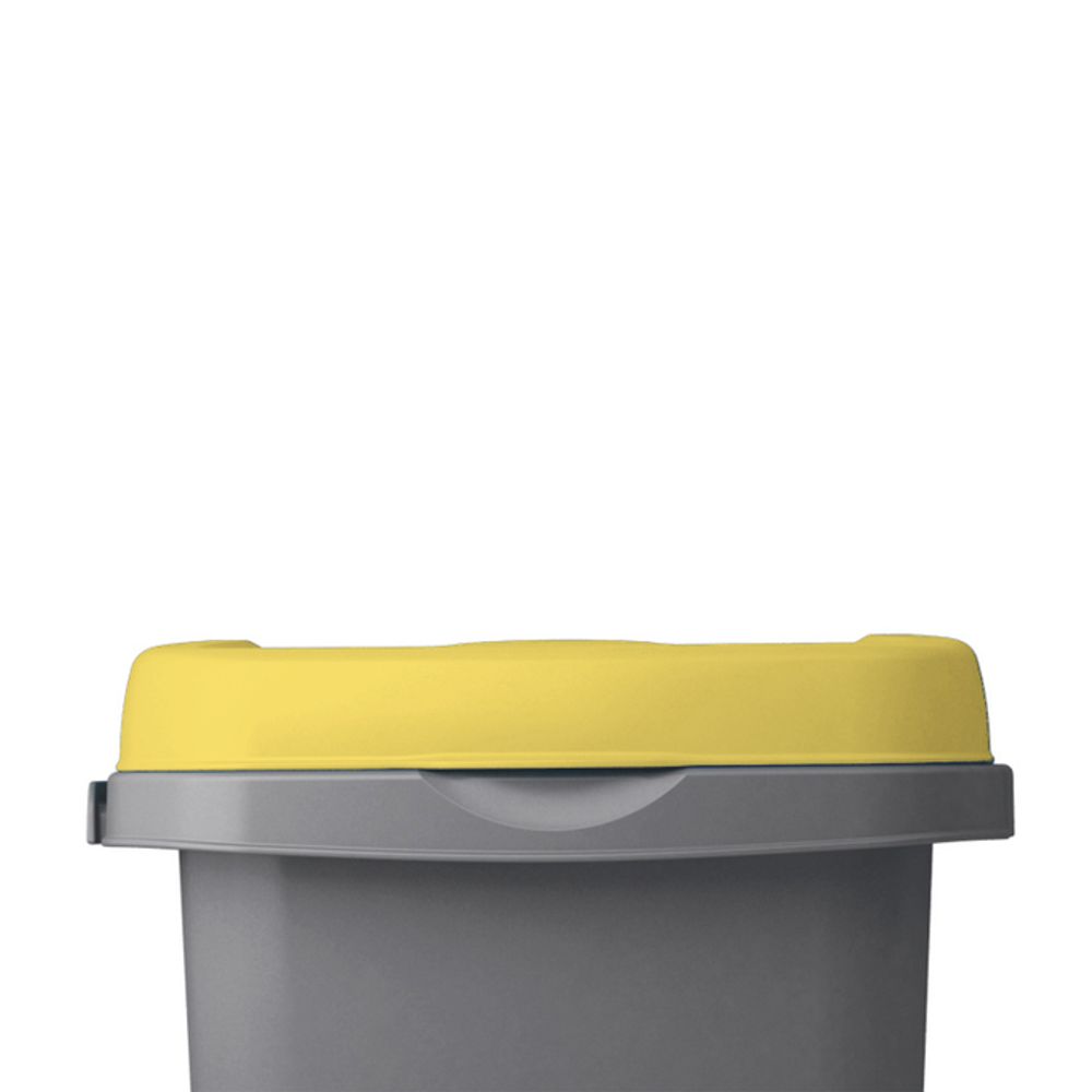 Søppelbøtte CASARIA - 25L grå/gul