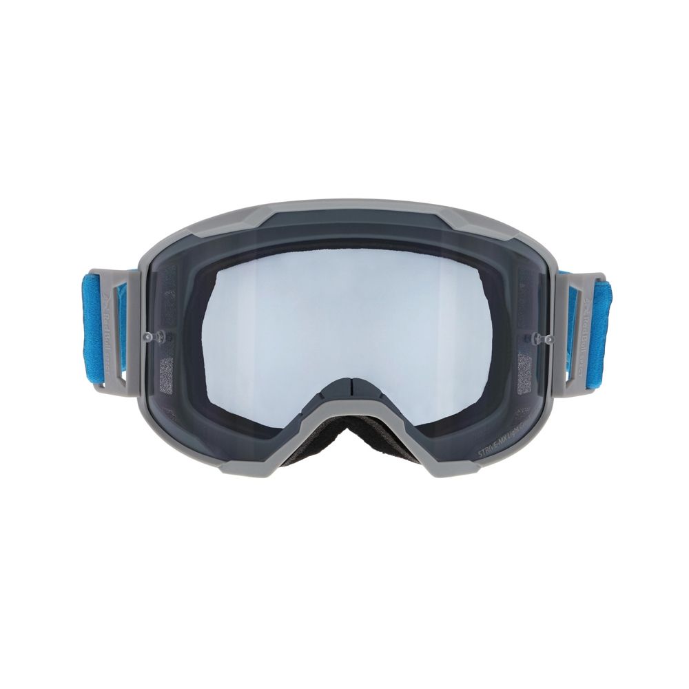Red Bull SPECT Strive Panovision Motocrossbriller – Matt Lysegrå / Sotet Glass