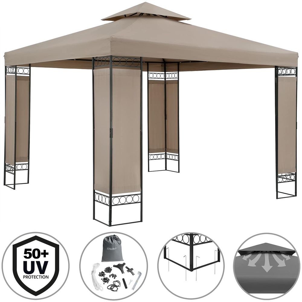 Paviljong Lorca 3x3m - Taupe