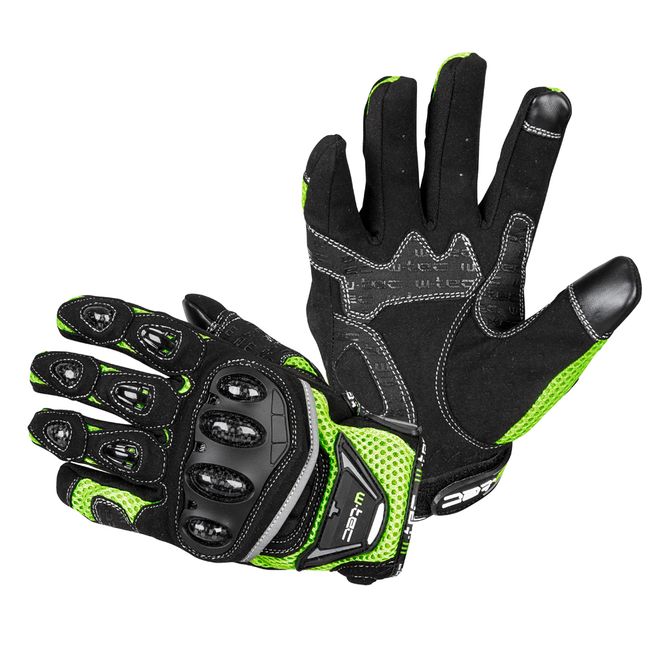 Hovedbilde Motorsykkelhansker W-TEC Upgear - SORT-GRØNN