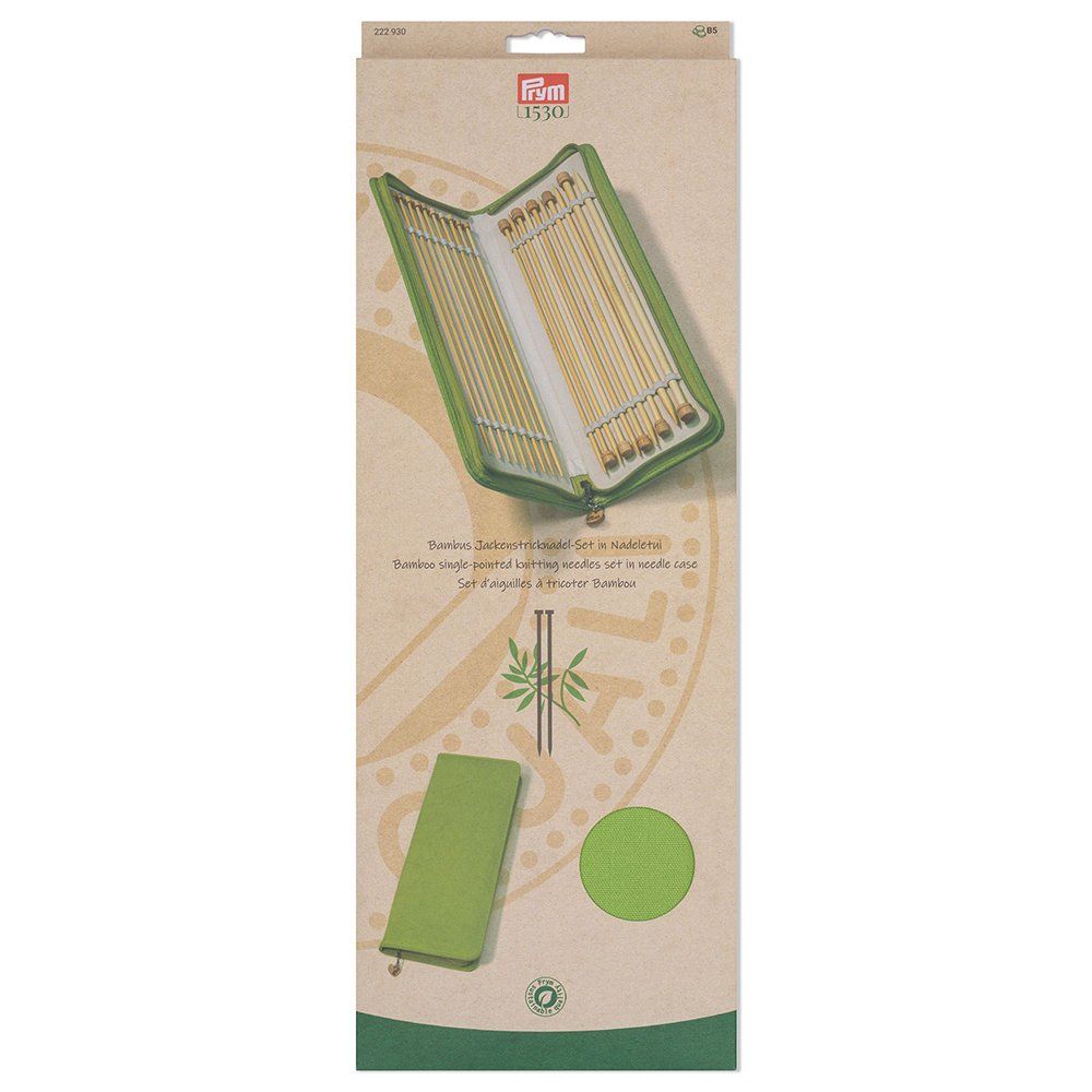 Parpinnesett i bambus 3,0–8,0 mm 10 stk – Prym