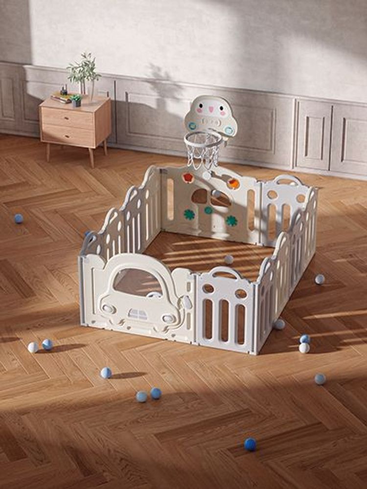 Asalvo Lekegrind baby med ballkurv