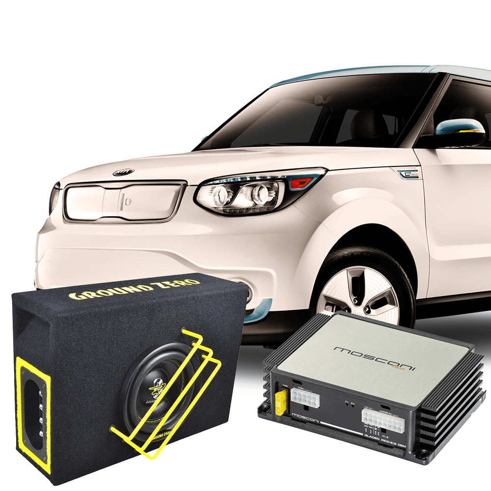 Kia Soul MK2 lydoppgradering DSP & subwoofer