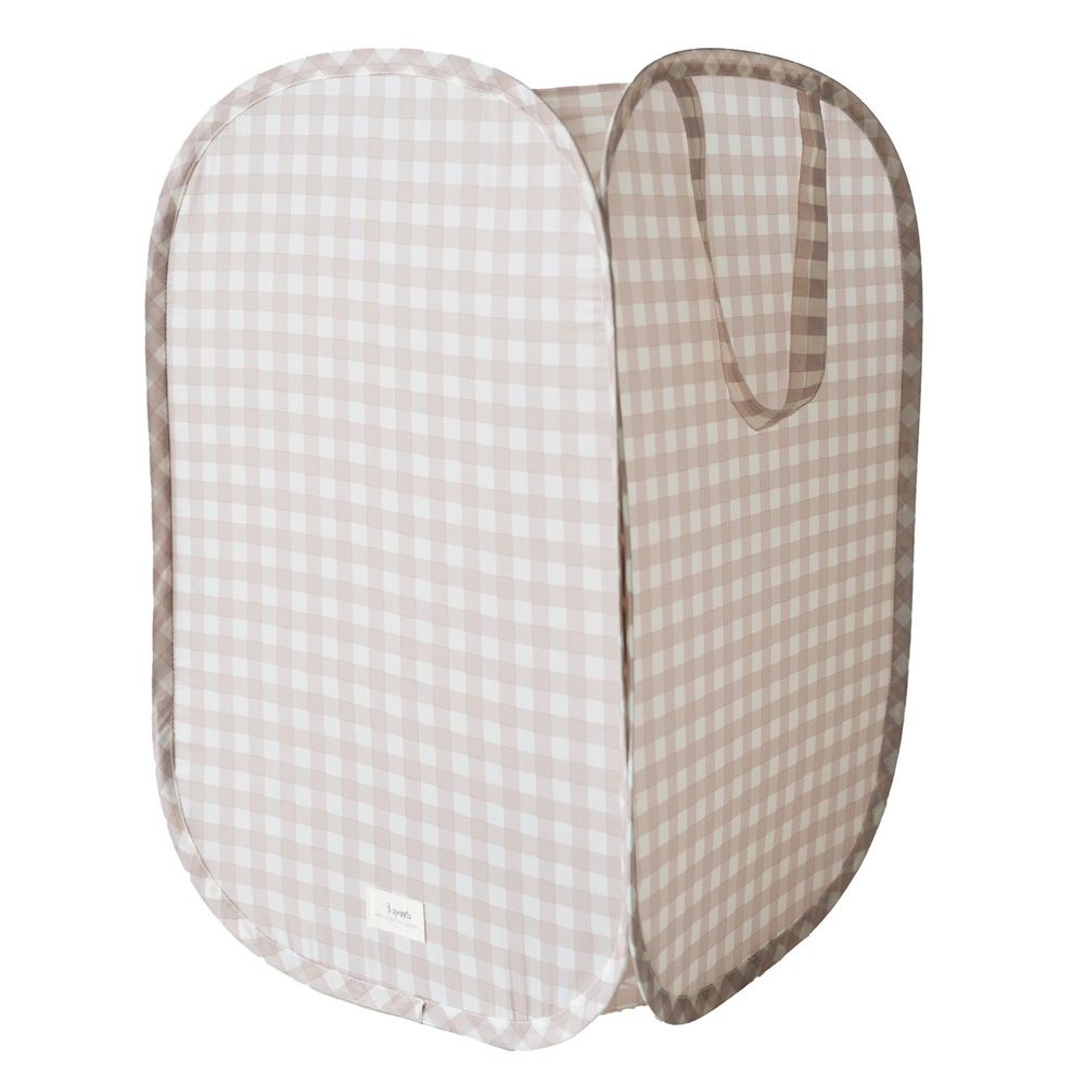 3 Sprouts pop-up skittentøyskurv - Gingham