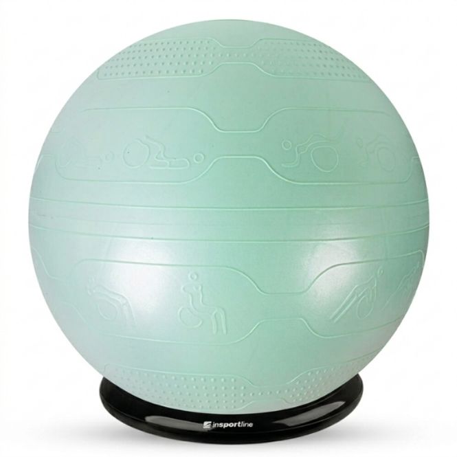 Hovedbilde Treningsball 75 cm med base inSPORTline Fargevalg
