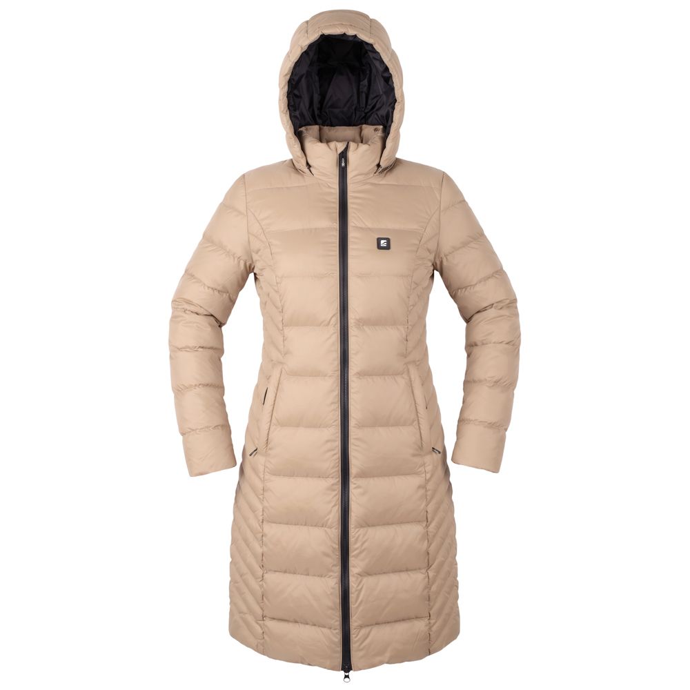 Varmejakke inSPORTline WARMatera beige - kvinner