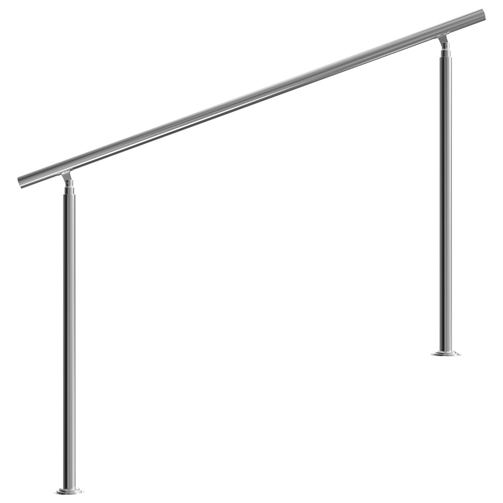 Trapperekkverk i edelstål 160cm