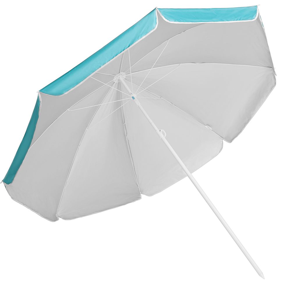Strandparasoll KYPROS 180cm med vippefunksjon - turkis