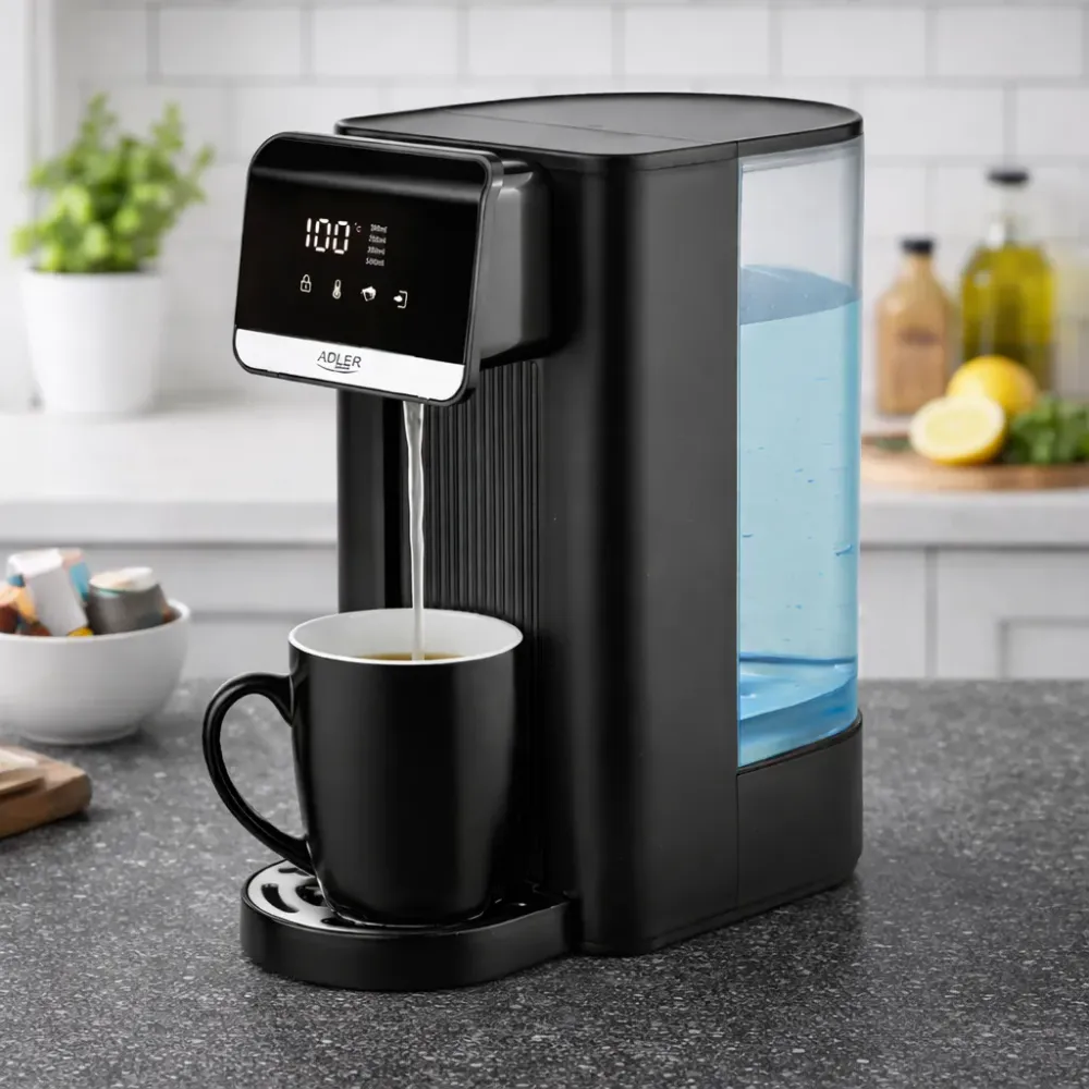 Varmtvannsdispenser med temperaturkontroll 2,5L - sort