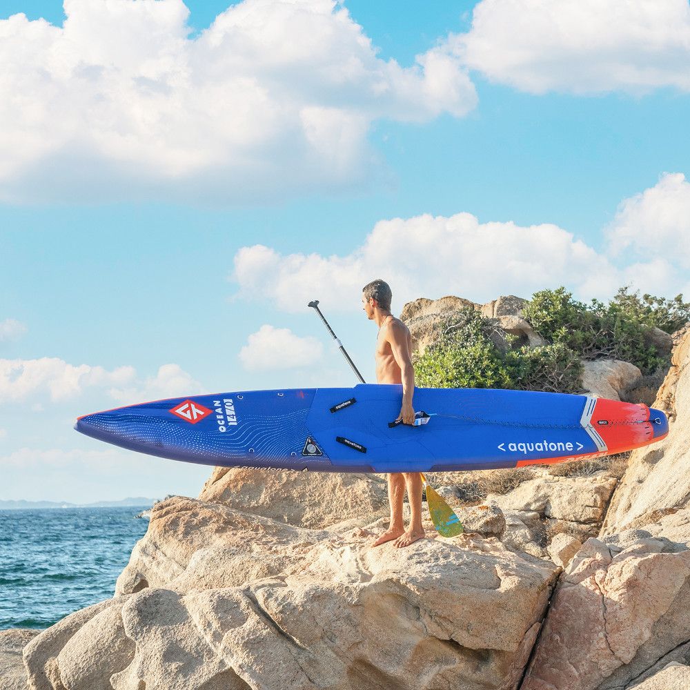 Aquatone Ocean 14'0” – 2022 SUP-brett m/tilbehør – Racingbrett for fart og lange distanser