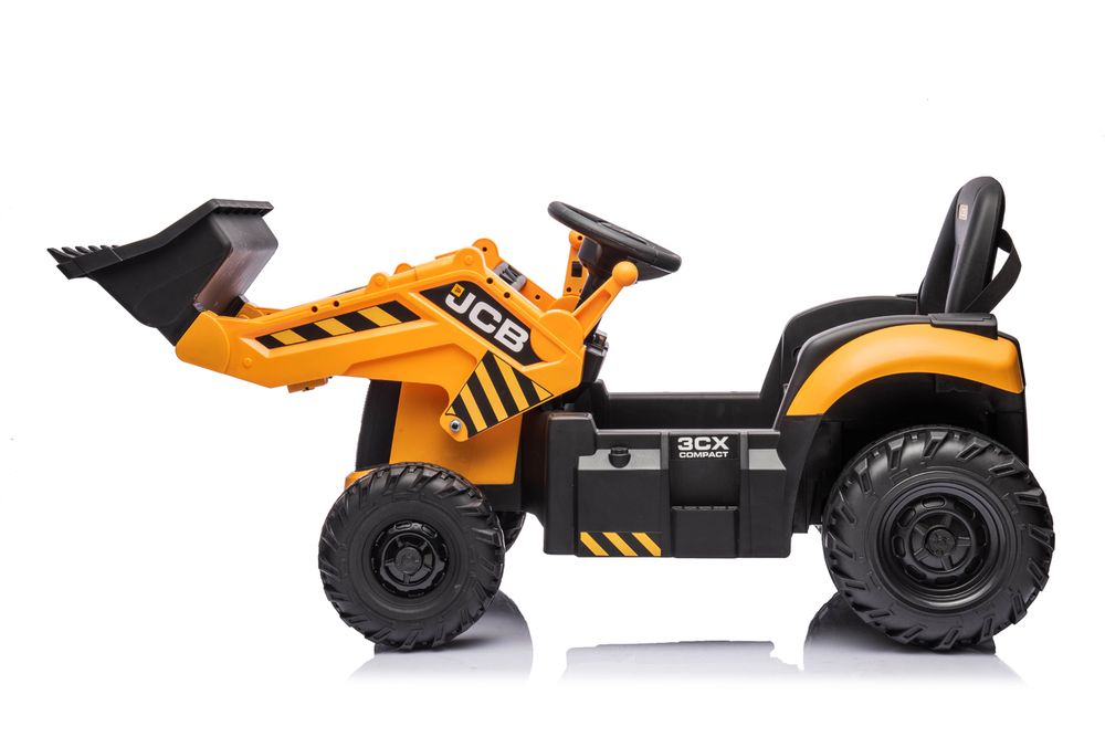 JCB Pushdozer barnebil 12V med fjernkontroll
