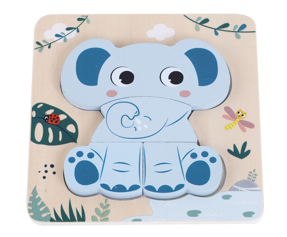 Puslespill - Elefant