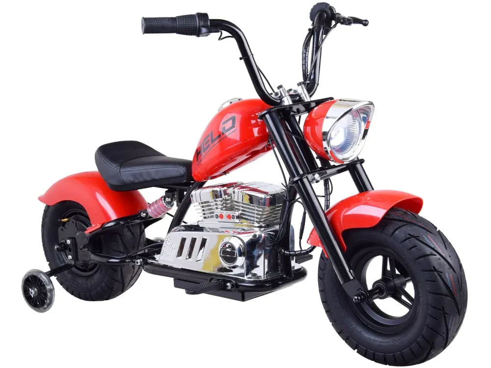 Elektrisk motorsykkel Old-School 300W 24V – Rød