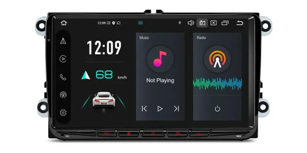 Android 14 Bilstereo med DAB+ for VW - Skoda - Seat