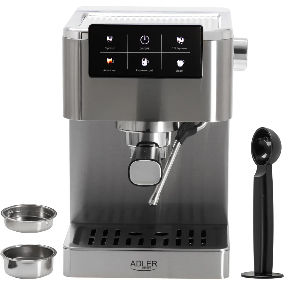 Espressomaskin 20 bar med PID og melkeskummer – Adler AD 4390