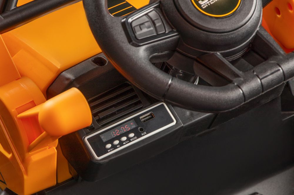 JCB 4-i-1 Traktor for barn 12V med fjernkontroll