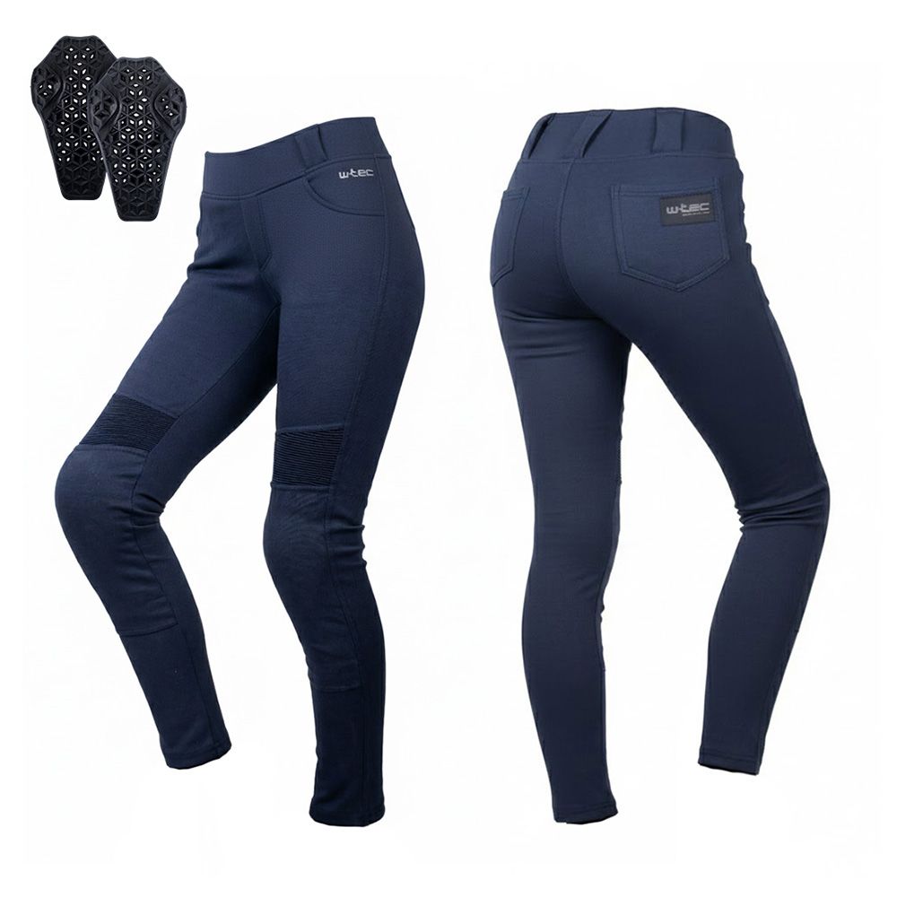 Motorsykkelleggings Dame W-TEC Lukrecia base, blå