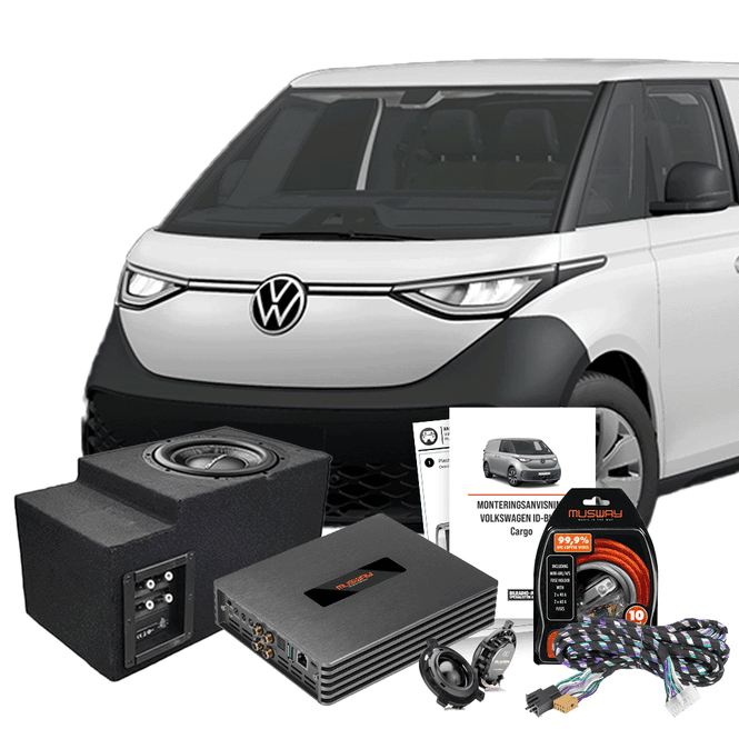 Hovedbilde Lydpakke for Volkswagen ID.BUZZ Cargo 3-seter med diskanter ...