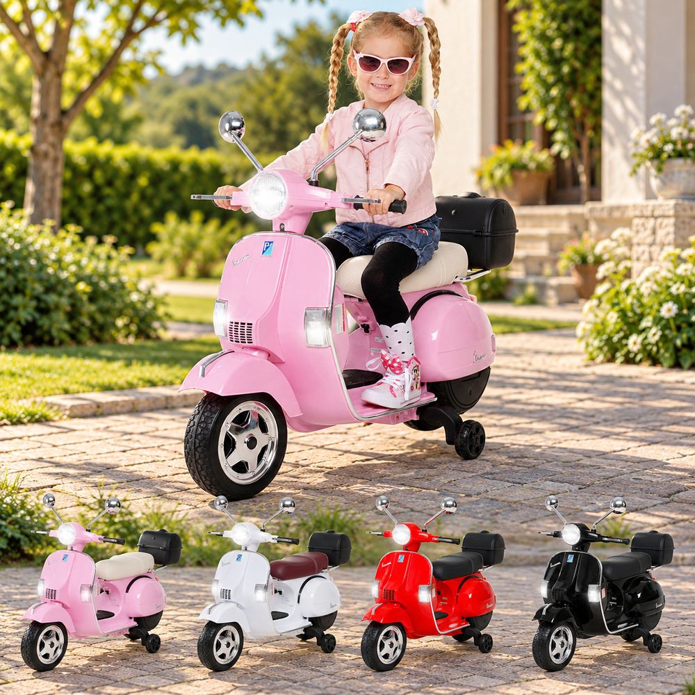 El-scooter for barn Vespa - fargevalg