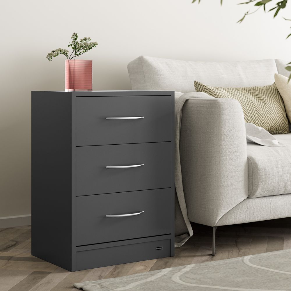 CASARIA Nattbord Eloise 2 stk - Antrasitt