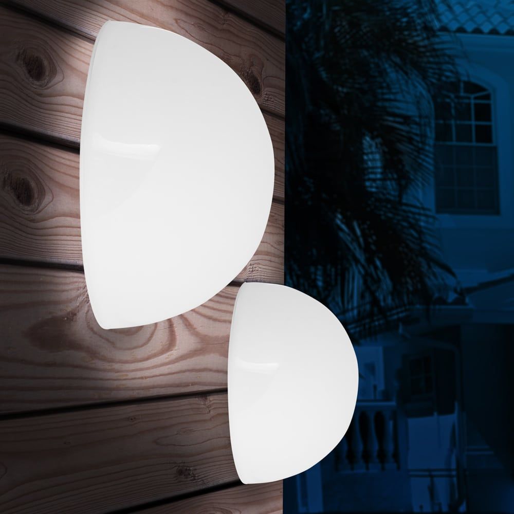  LED solcellelys halvsirkelformede - 3 stk