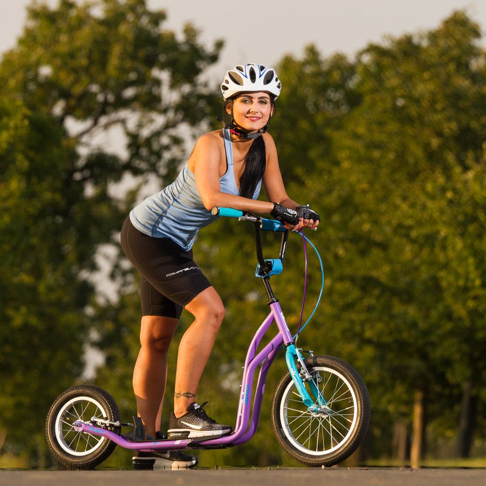 Kick Scooter inSPORTline Suter SE Sort-Gul