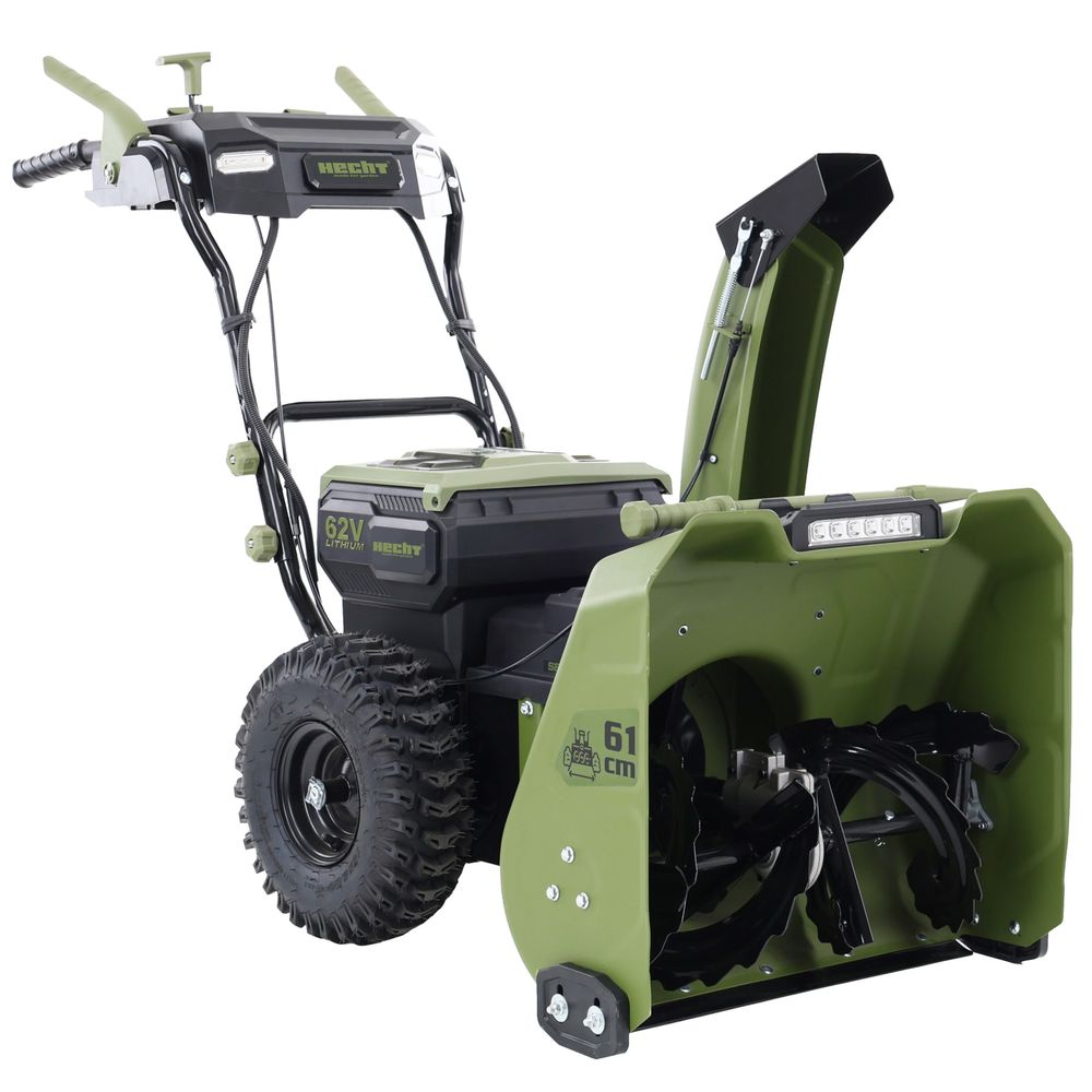 Hecht 6261 Batteridrevet 2-trinns Snøfreser 