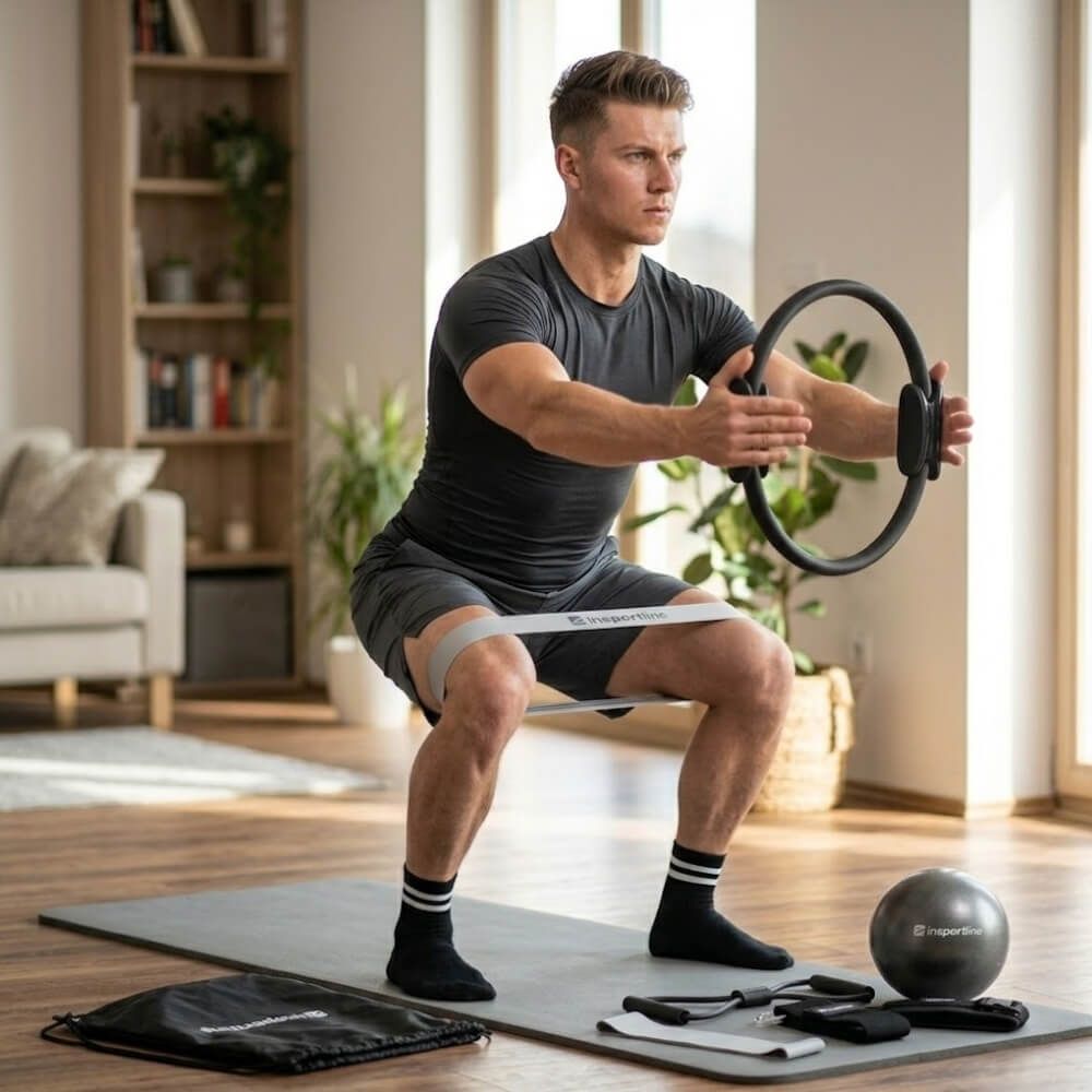 Pilates-sett med tilbehør - sokkestørrelse 43-45 – inSPORTline Sinuata
