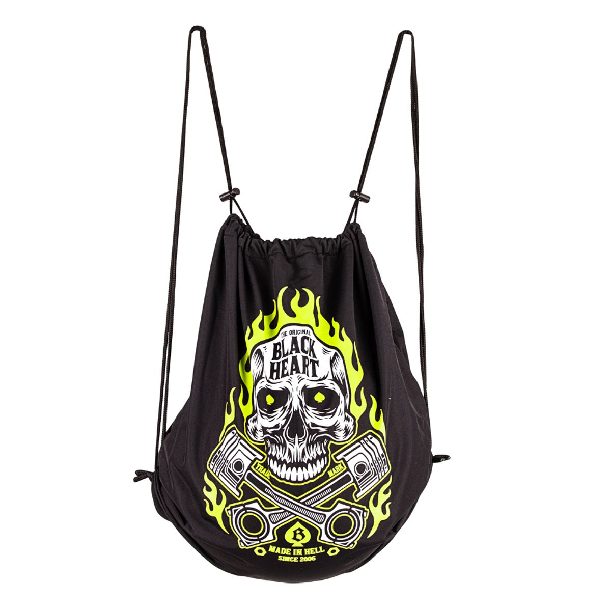 MC hjelm W-TEC Kustom Black Heart - Starter, blank hvit