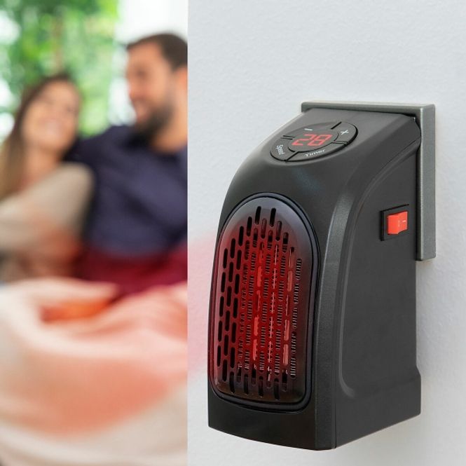 Hovedbilde Bærbart minivarmeapparat med justerbar temperatur (400W)