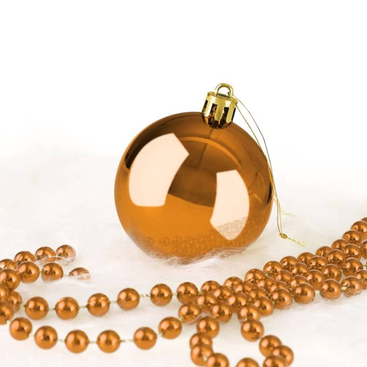 Juletrekuler 54 stk - kobber